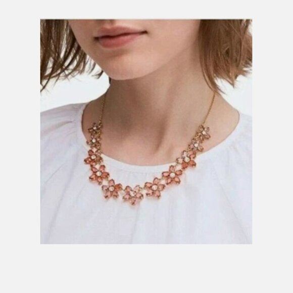 KATE SPADE Bed of Roses Necklace Pink Ombre Bouquet Retail $278 NWT - Picture 7 of 8